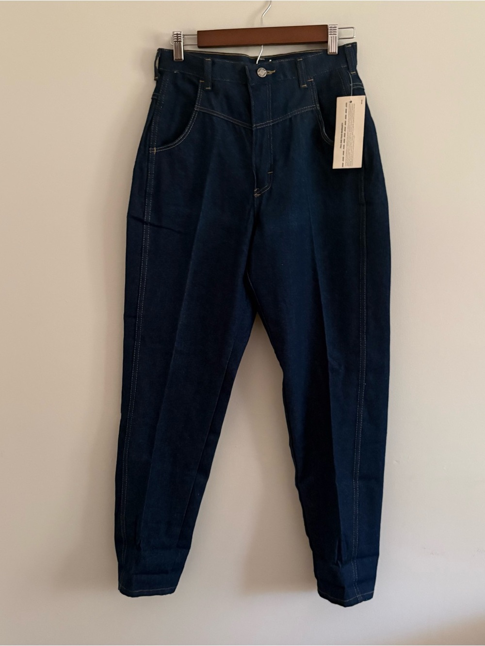 Vintage Rustler Womens Jeans Misses 12 NWT Straight Cotton USA Western High Rise